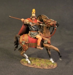 MRRCAV-05R Roman Cavalry with Red Shield, Roman Army of the Mid-Republic